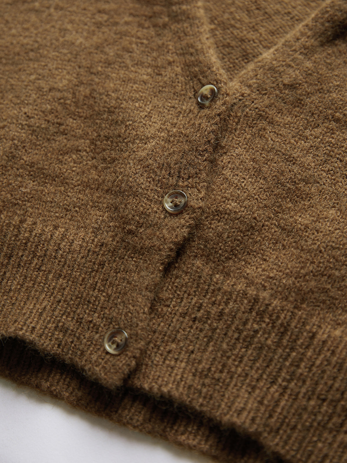 Thecomense - Cropped Cardigan with Collar