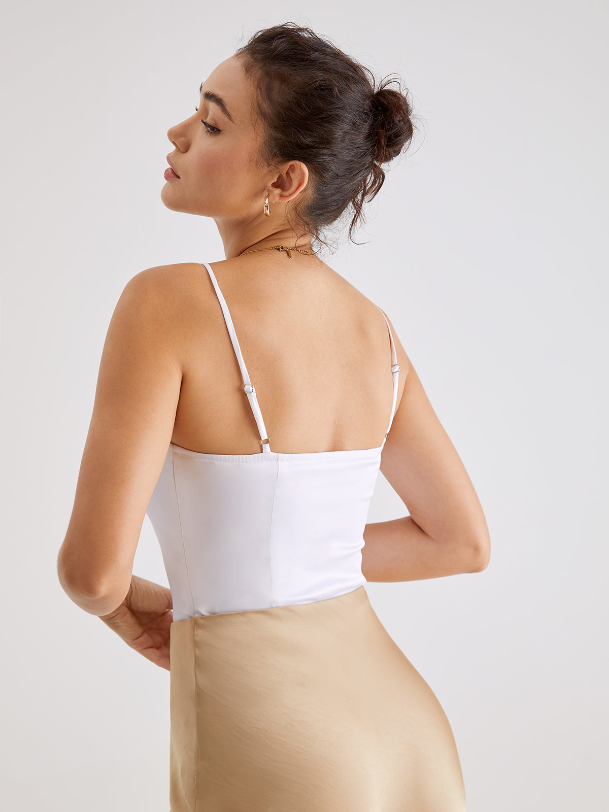 Thecomense - Sweetheart Contour Camisole Tank Top