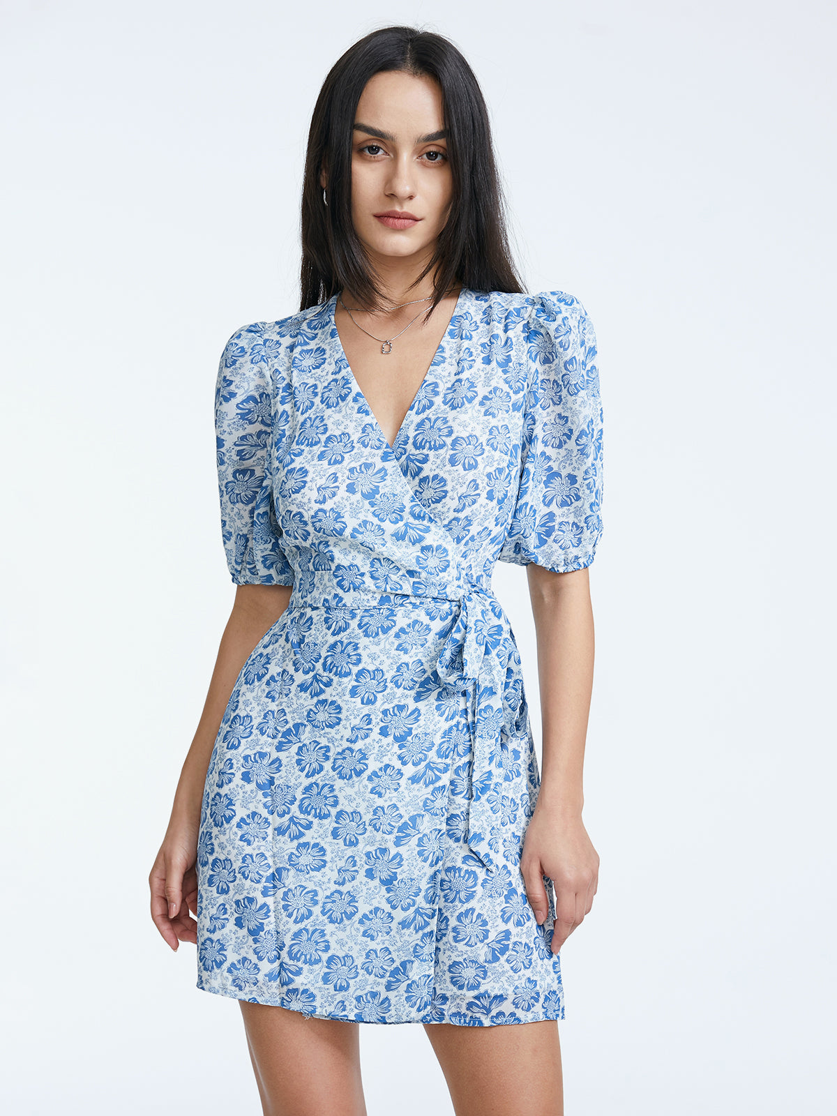 Thecomense - Amethyst Elven Wrap Dress