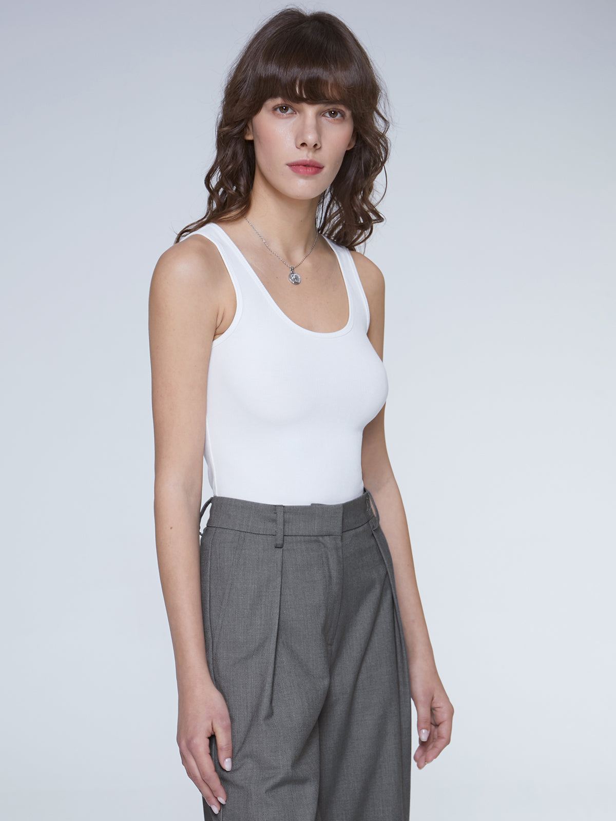 Thecomense - Scoop Neck Tank Top