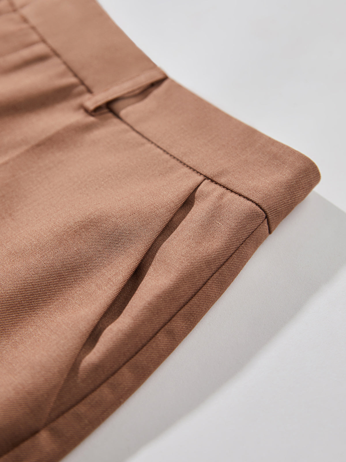 Thecomense - High Waisted Cropped Skinny Straight Leg Trousers