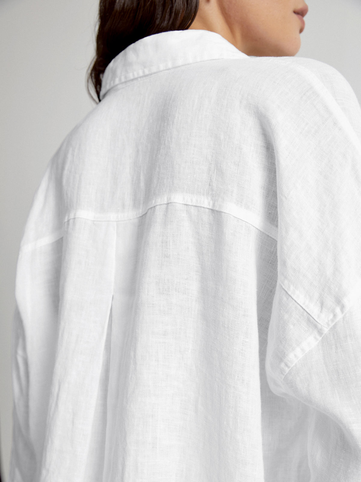 Thecomense - Drop Shoulder Relaxed Fit Linen Button Up Shirt