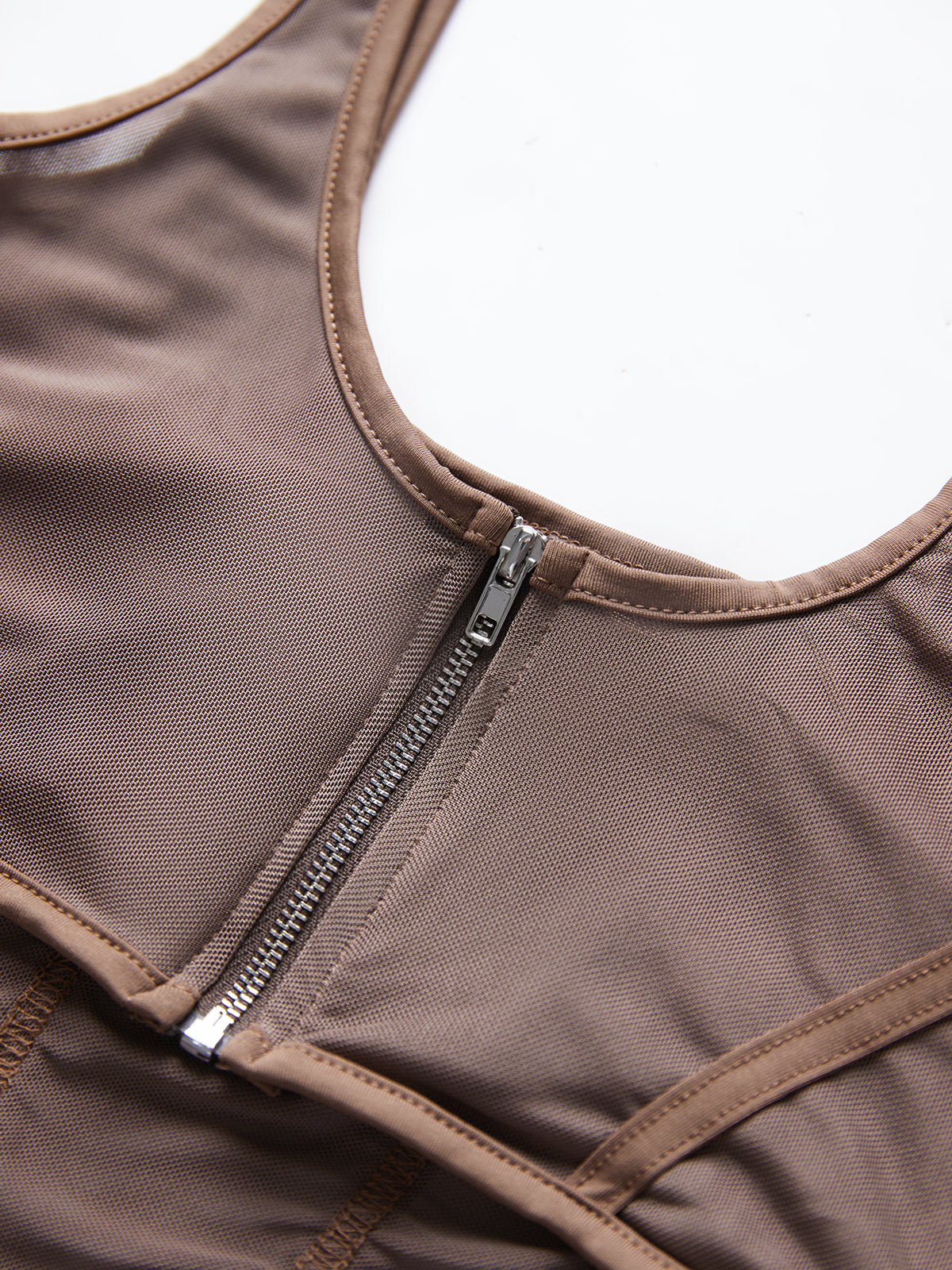 Thecomense - Kew Mocha Corset Top