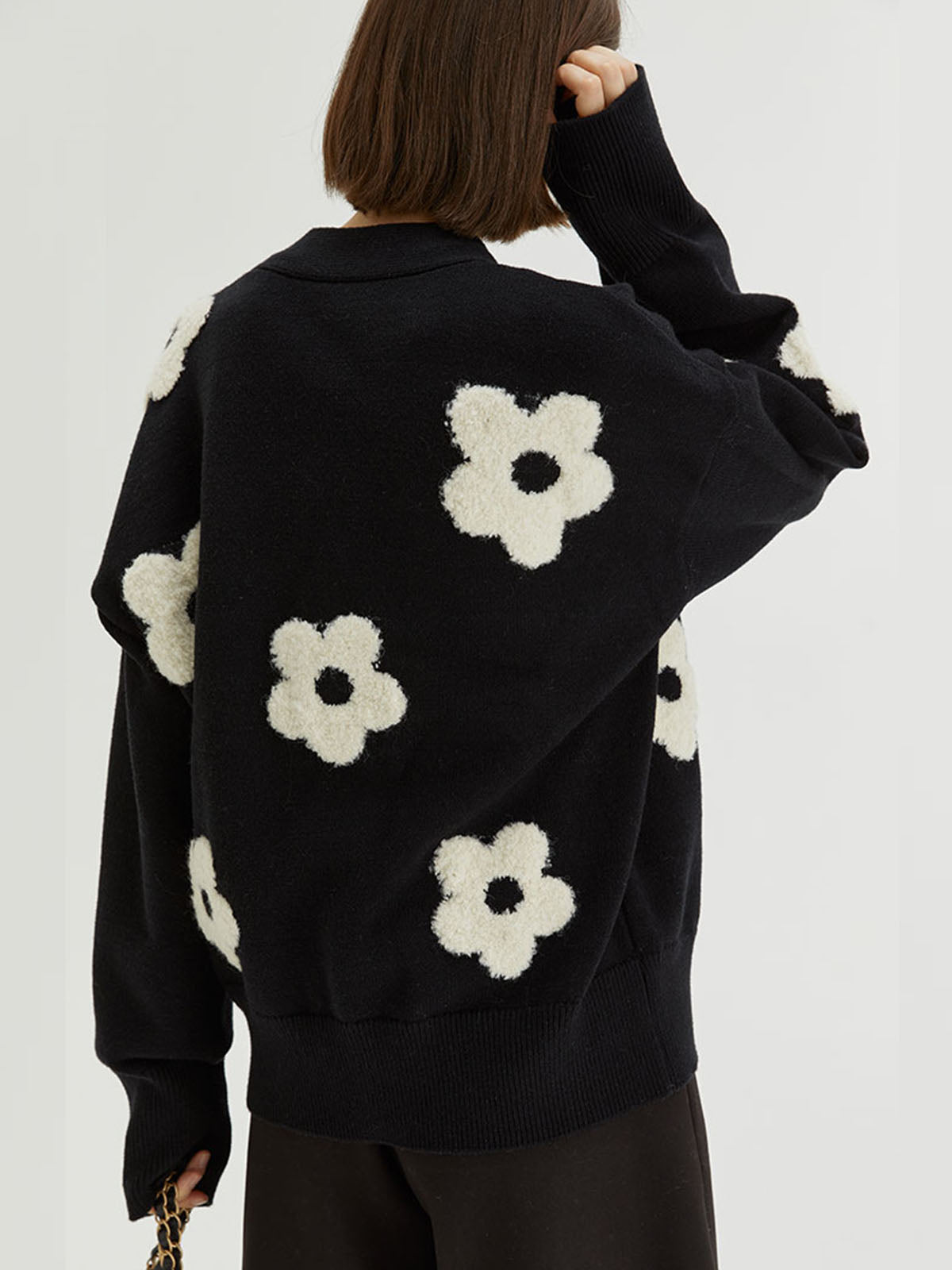 Thecomense - Floral Cardigan