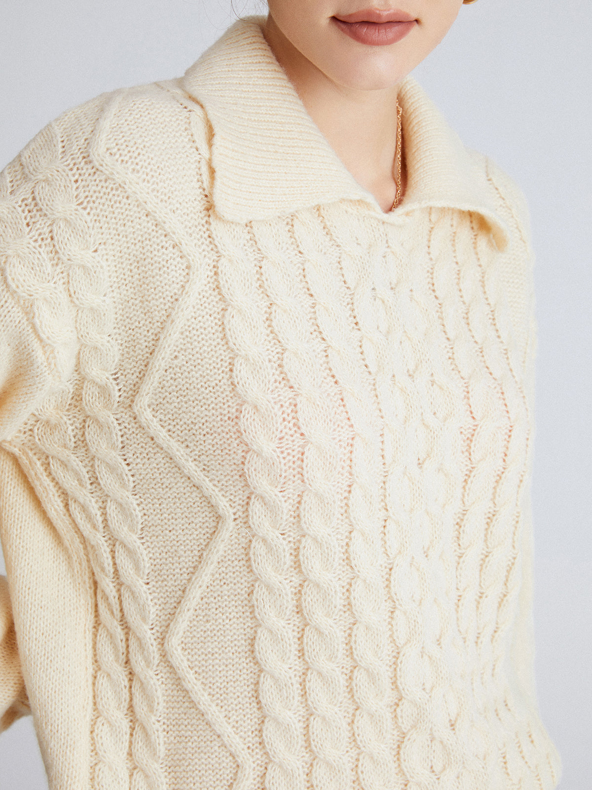 Thecomense - Cambridge Academia Cable Sweater