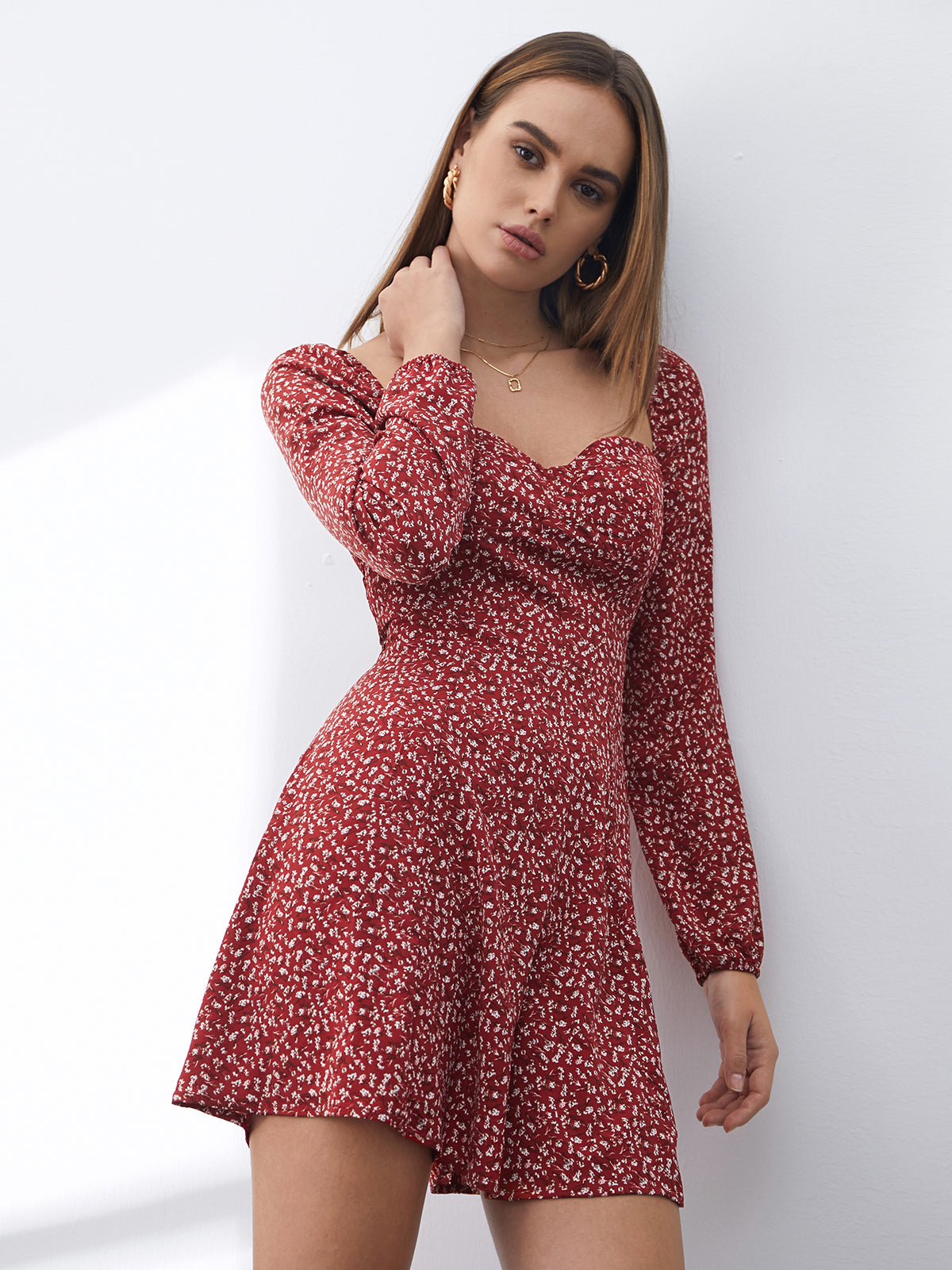 Thecomense - Ruby Florama Mini Dress