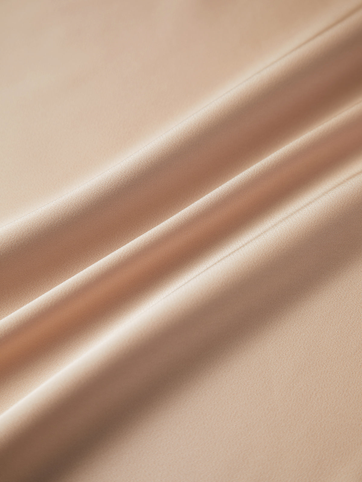 Thecomense - Creamy Cappuccino Satin Skirt
