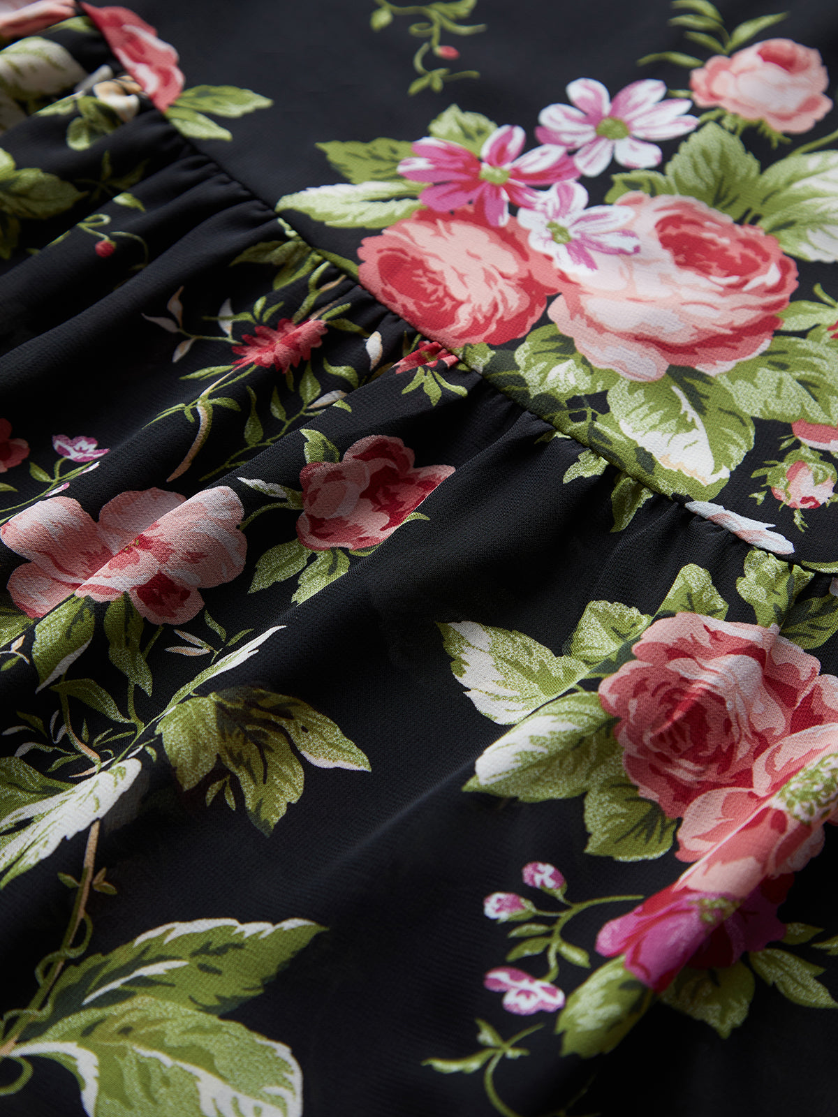 Thecomense - Floral Fantasy Strap Dress