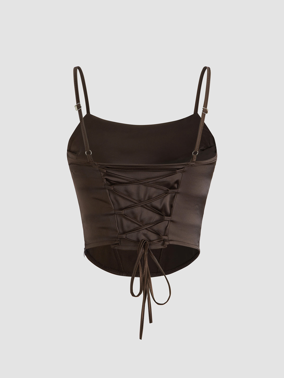 Thecomense - Cocoa Beans Corset Top