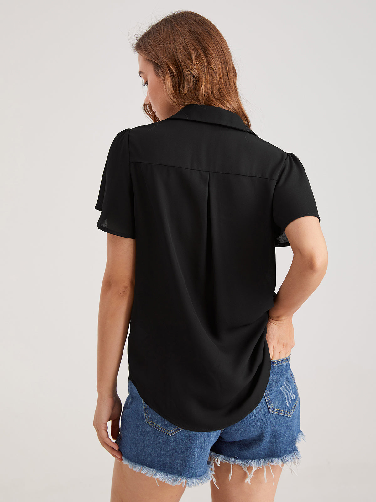 Thecomense - Solid Button Up Shirt