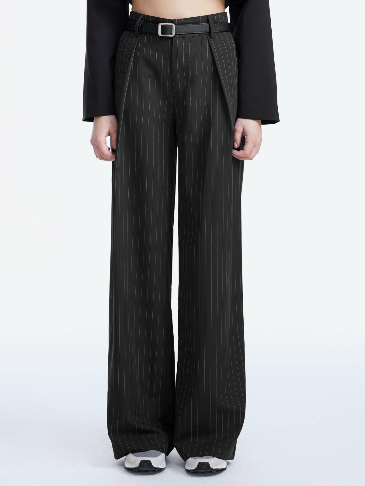 Thecomense - Off Duty Model Wide Leg Trousers