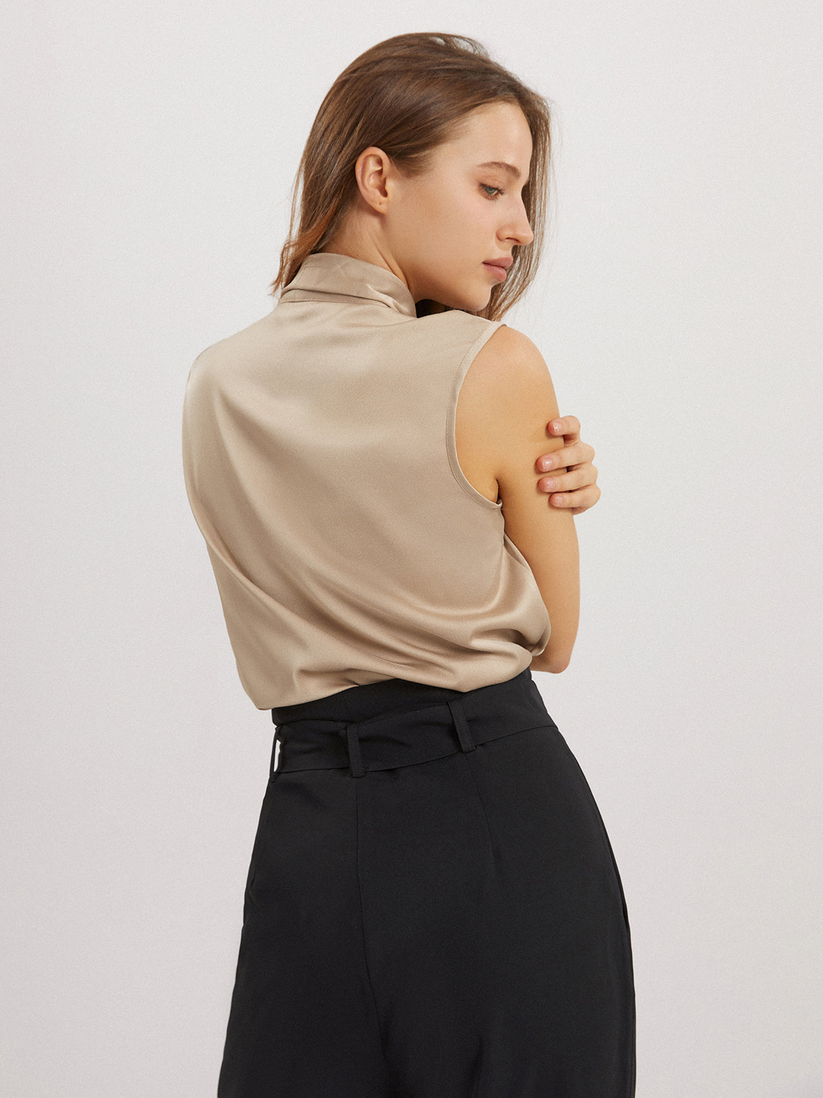 Thecomense - Essential Satin Tank Top