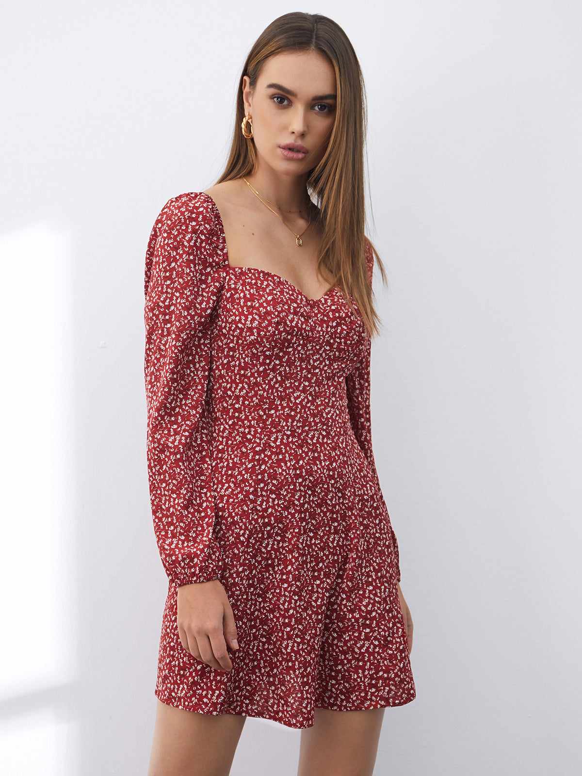 Thecomense - Ruby Florama Mini Dress