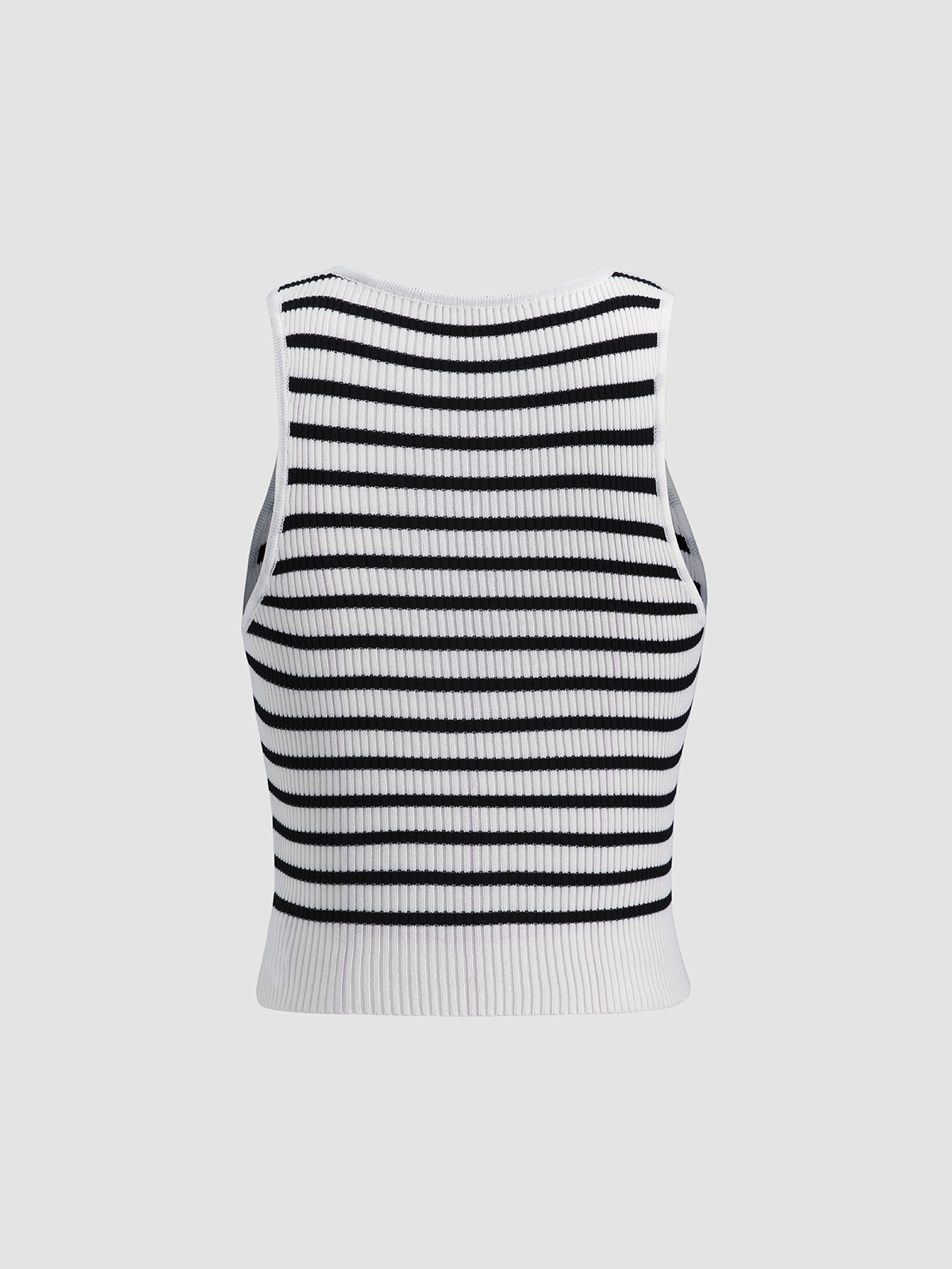 Thecomense - Wear Your Stripes Knitted Tank Top