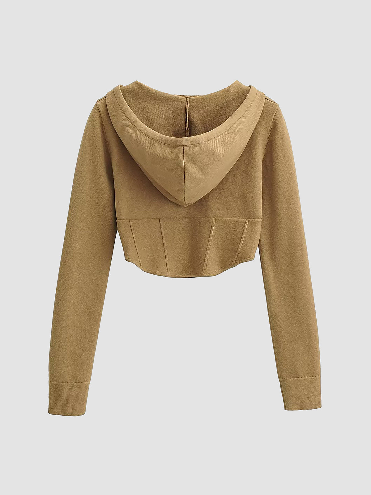 Thecomense - Combat Rei Crop Hoodie