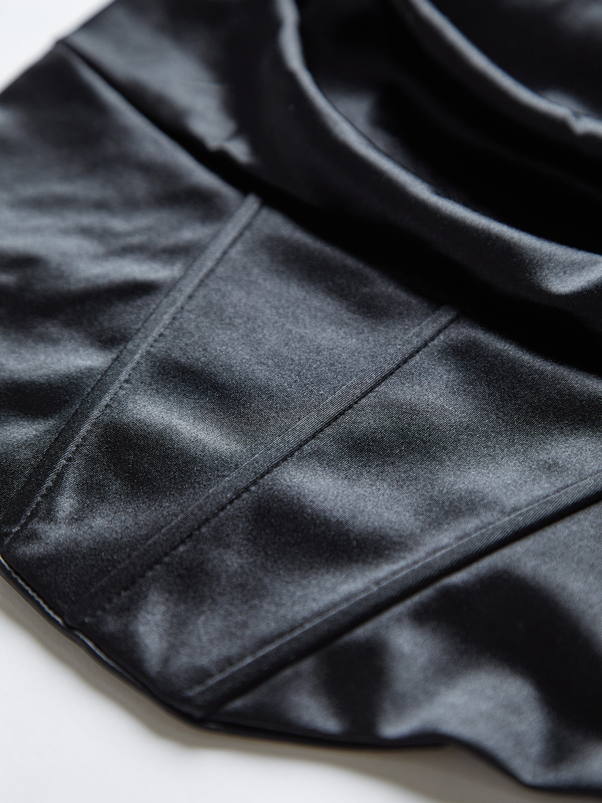 Thecomense - Diamante Satin Corset Top