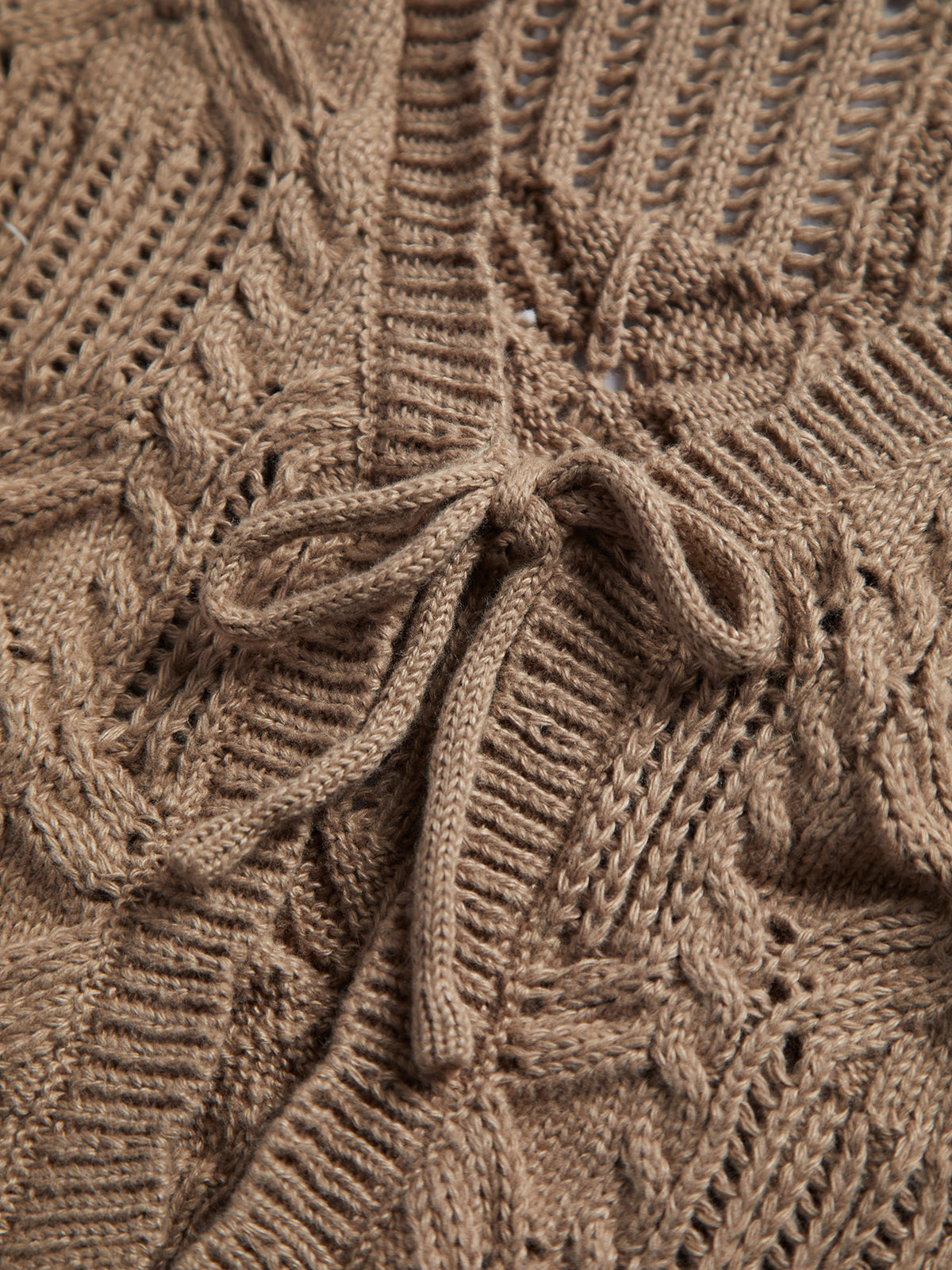 Thecomense - Eclipse Sky Cable Knit Cardigan