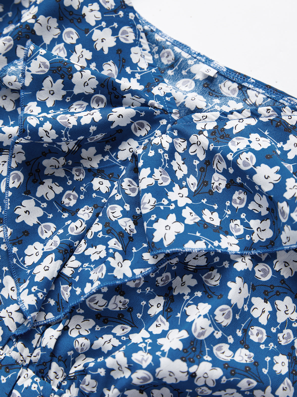 Thecomense - Ruffle Strap Off the Shoulder Floral Dress