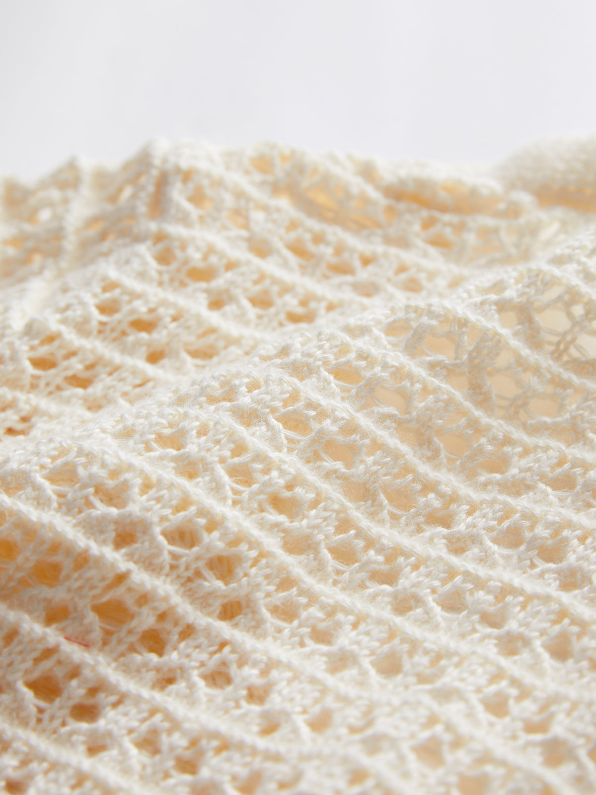 Thecomense - Pointelle Knit Cardigan