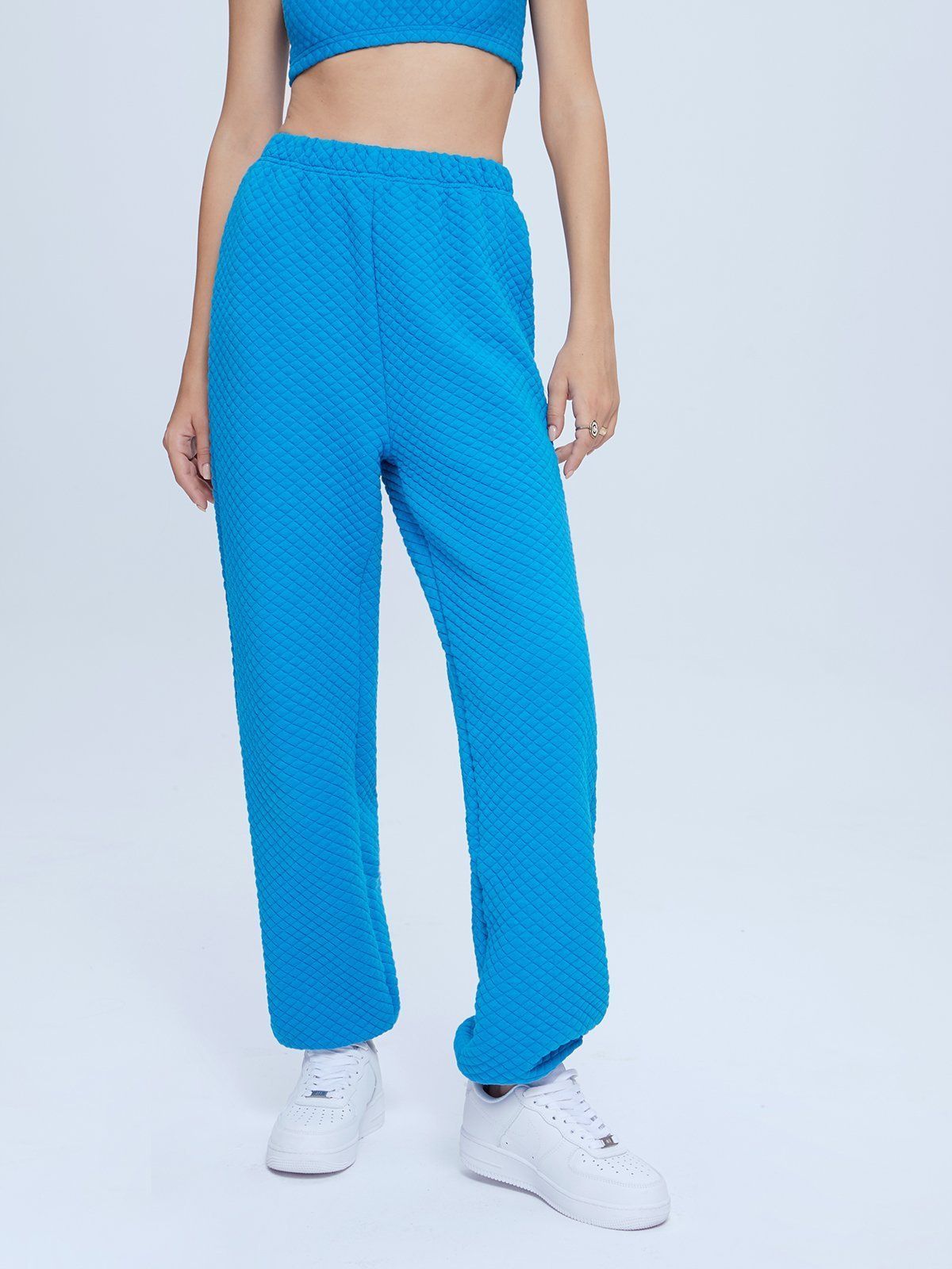 Thecomense - Quilted Casual Sweatpants