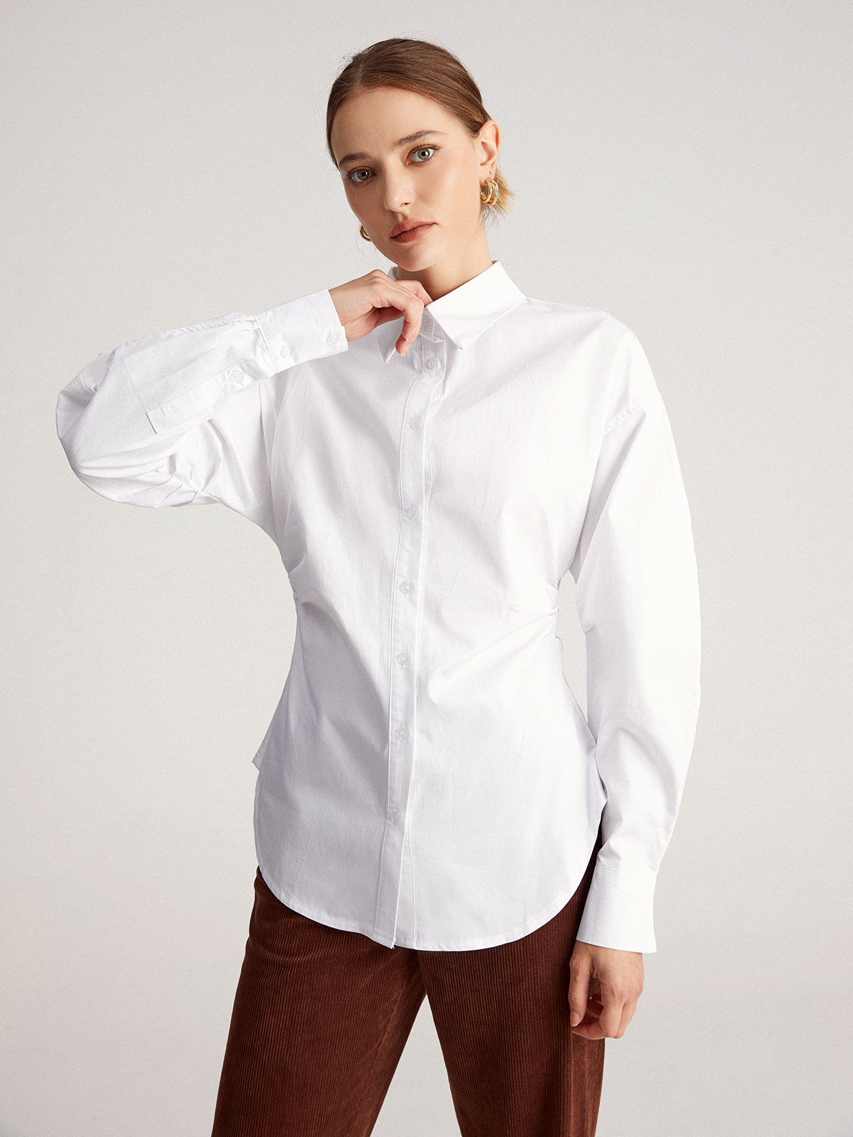 Thecomense - Breakfast Milk Collared Shirt