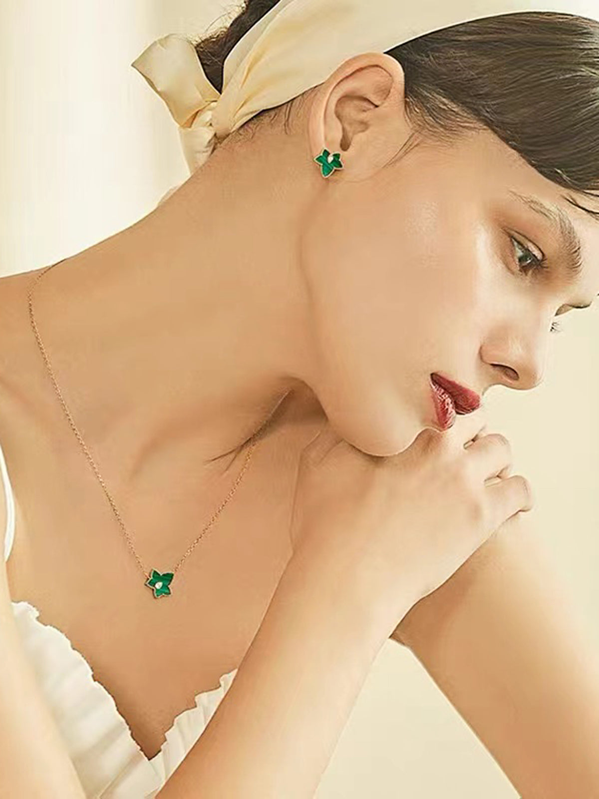 Thecomense - Be-Leaf In Me Earrings