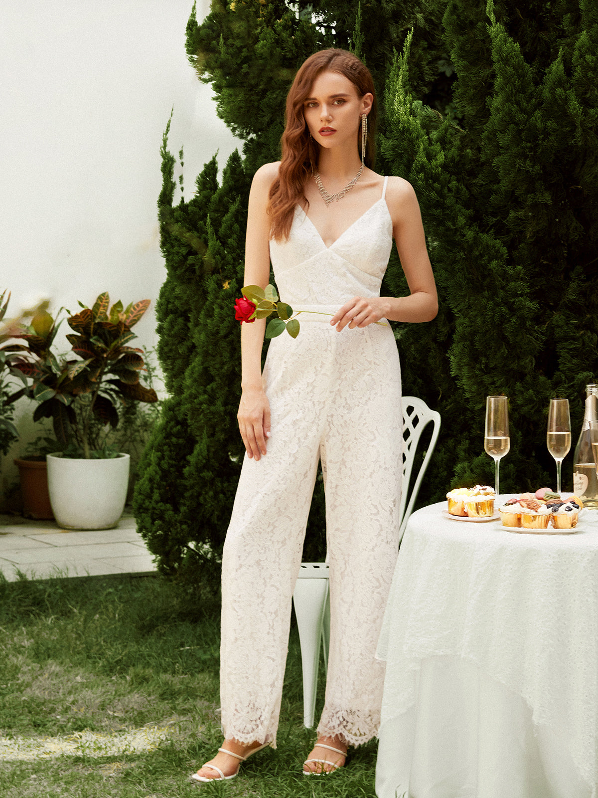 Thecomense - Isla Ivory Jumpsuit