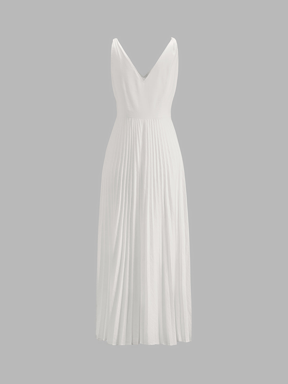 Thecomense - V-Neck Textured Cami Dress