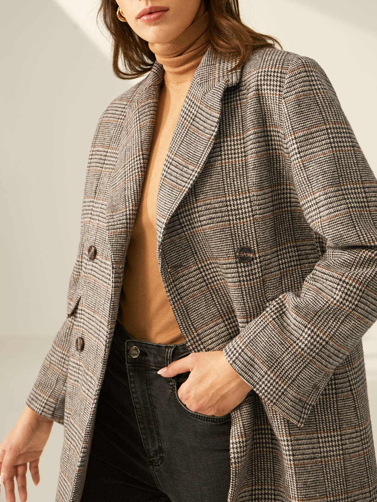 Thecomense - Valor Plaid Overcoat