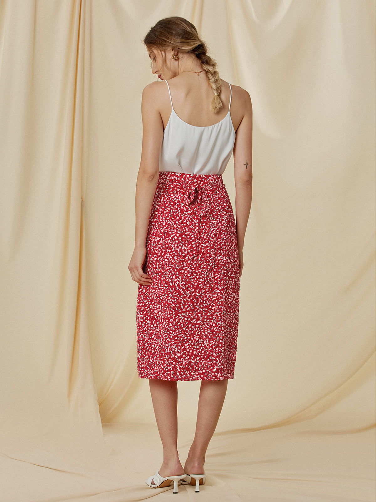 Thecomense - Fond of You Midi Skirt