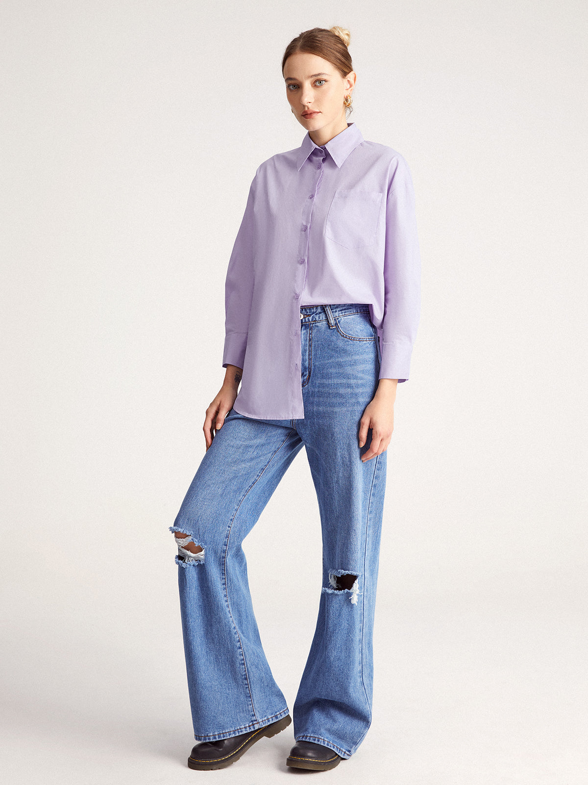Thecomense - Lavender Clouds Shirt