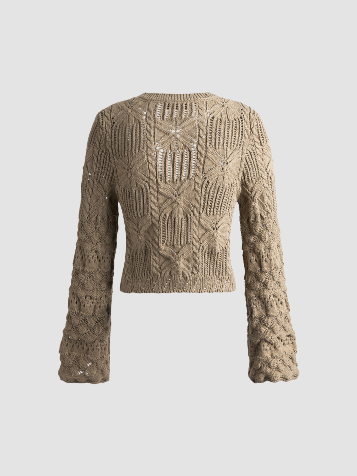 Thecomense - Eclipse Sky Cable Knit Cardigan