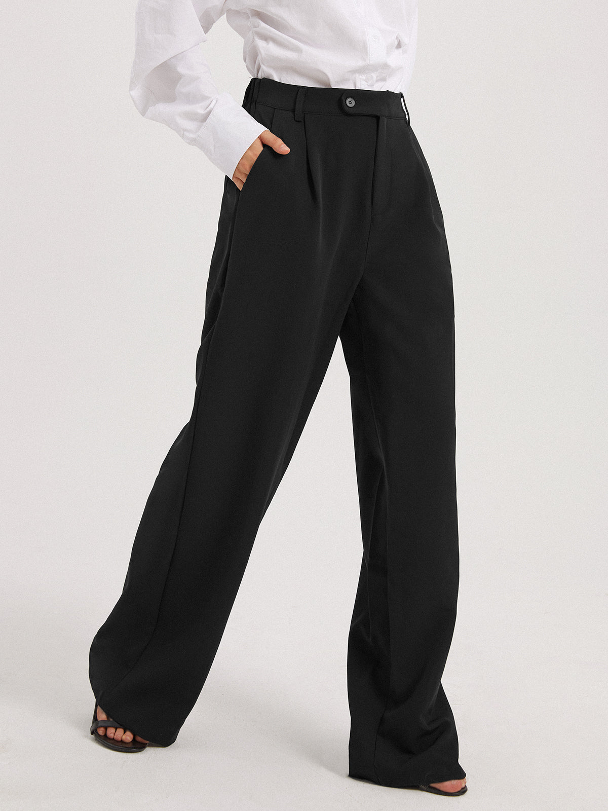 Thecomense - Boss Babe Wide Leg Pants