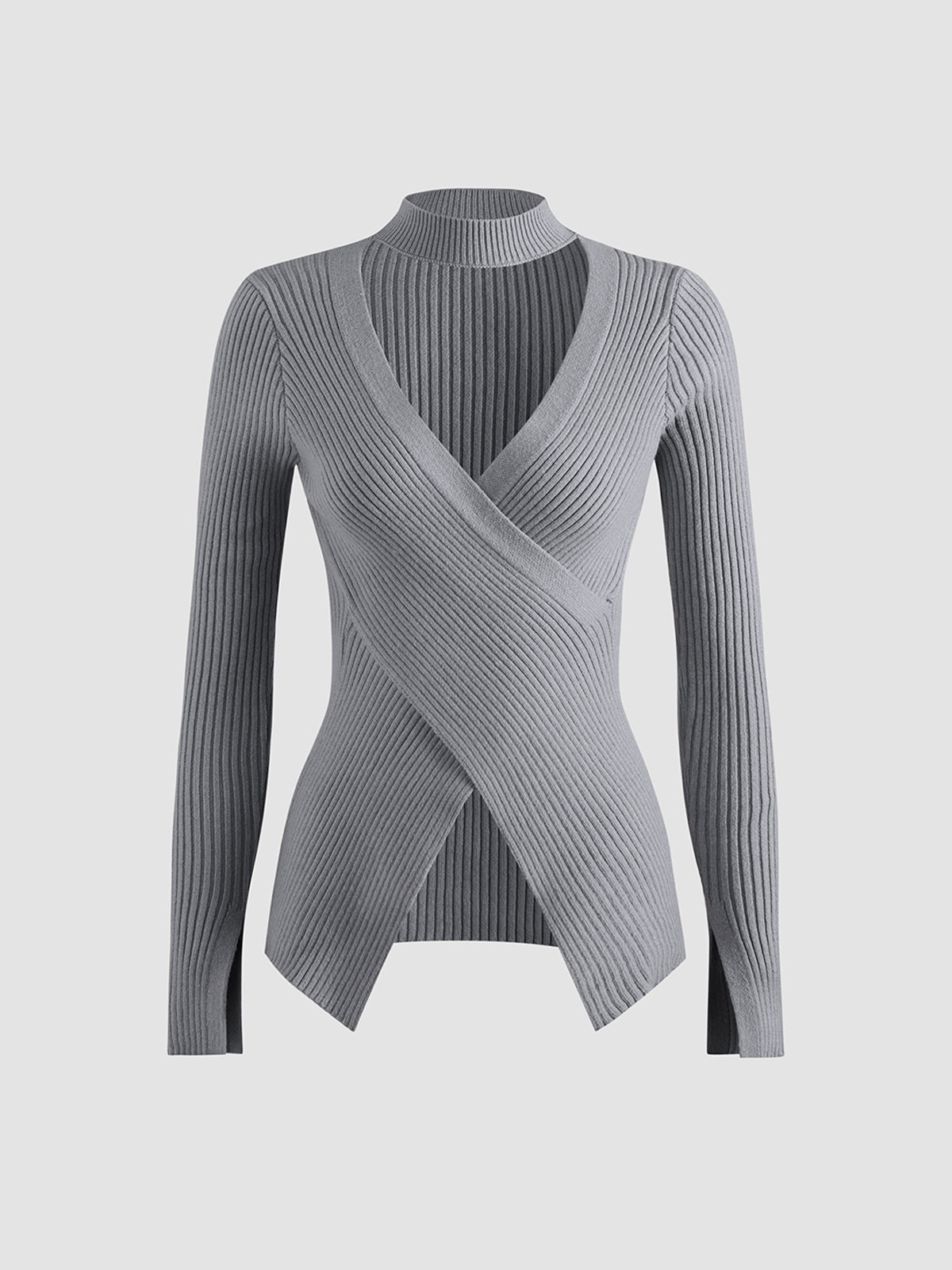 Thecomense - Cross My Heart Long Sleeve Top