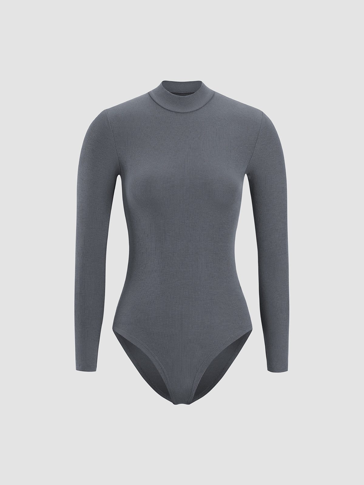 Thecomense - Solid Basic White Bodysuit