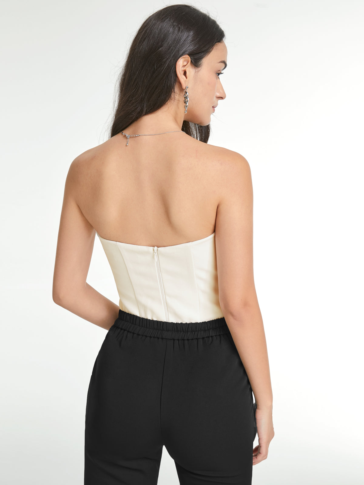 Thecomense - Sweetheart Contour Corset Tube Top