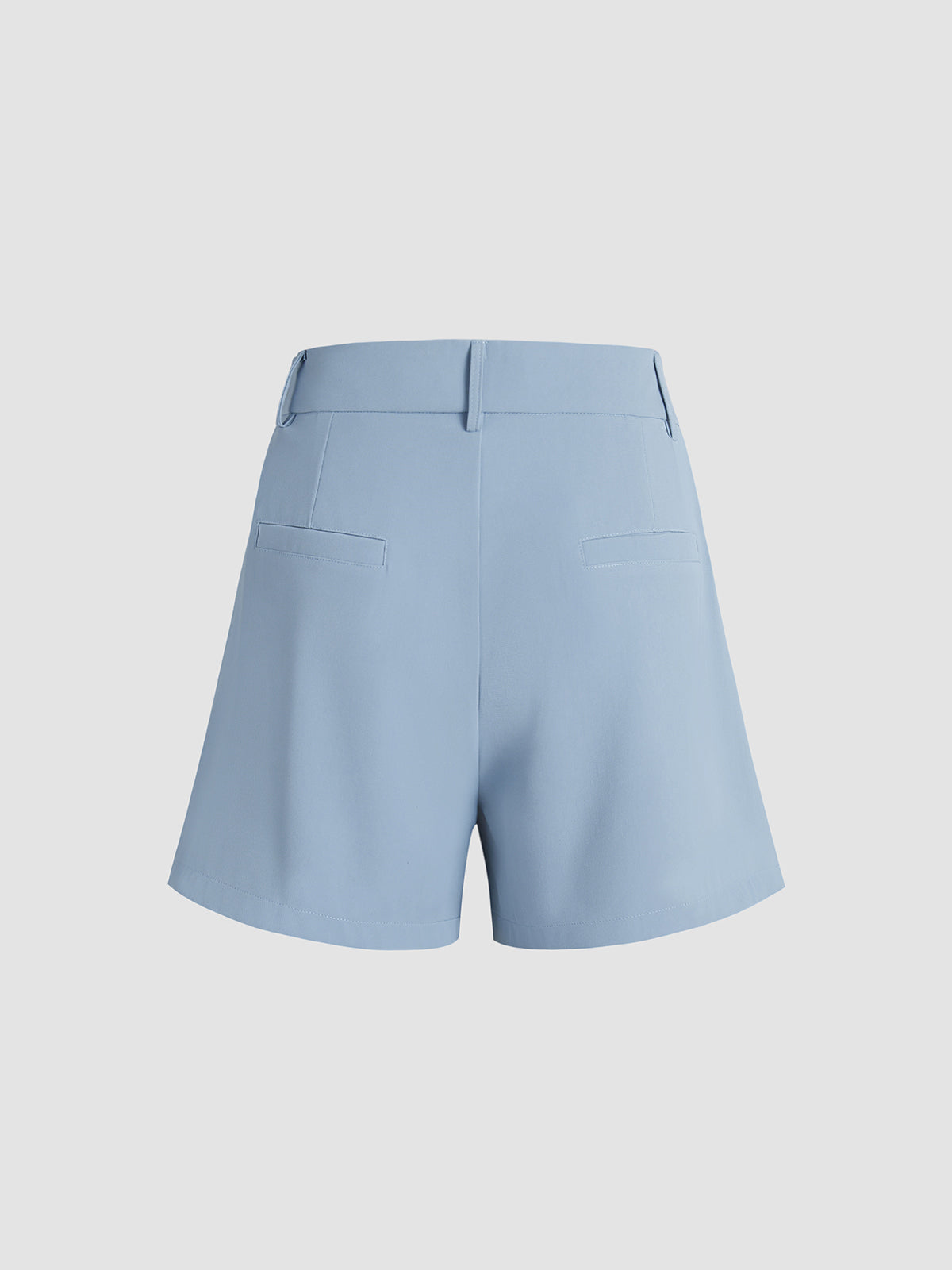Thecomense - High Waisted Pastel Trouser Shorts
