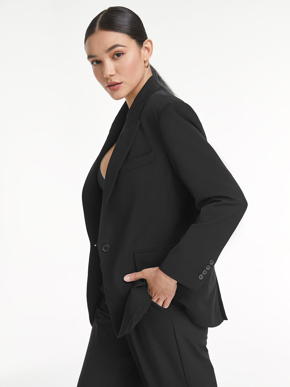 Thecomense - Single Button Casual Blazer