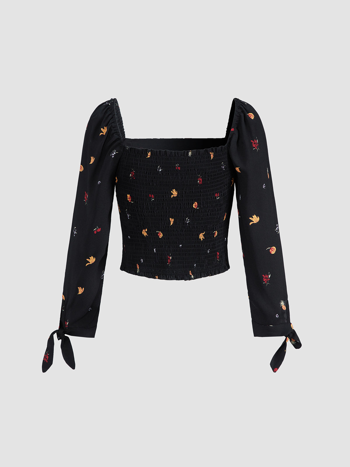 Thecomense - Fruity Punch Square Neck Top