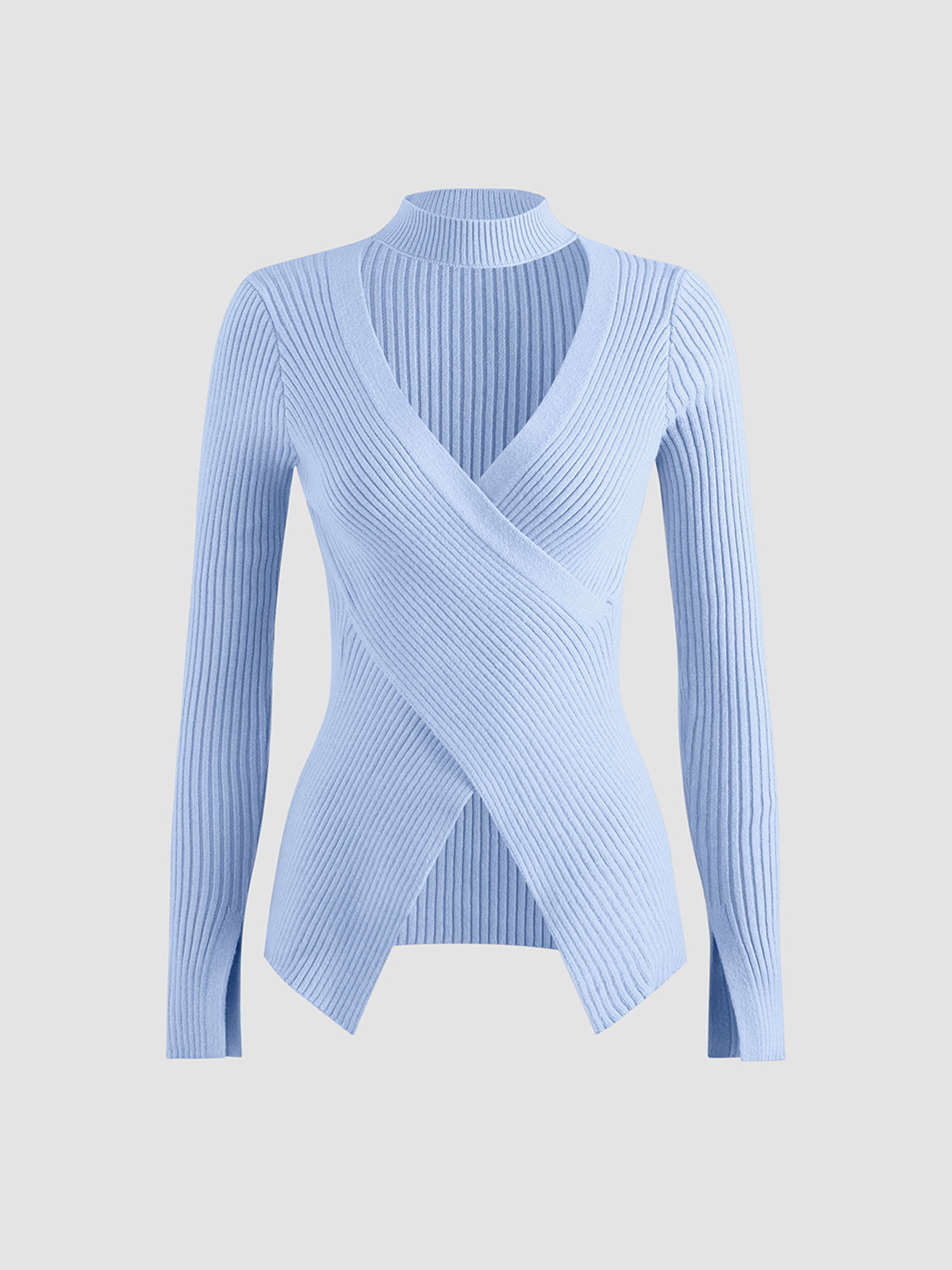 Thecomense - Cross My Heart Long Sleeve Top