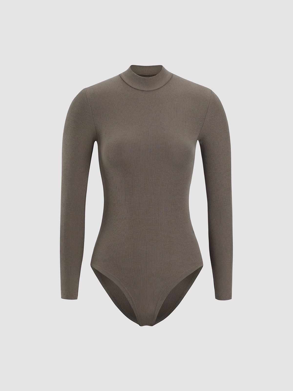 Thecomense - Solid Basic White Bodysuit