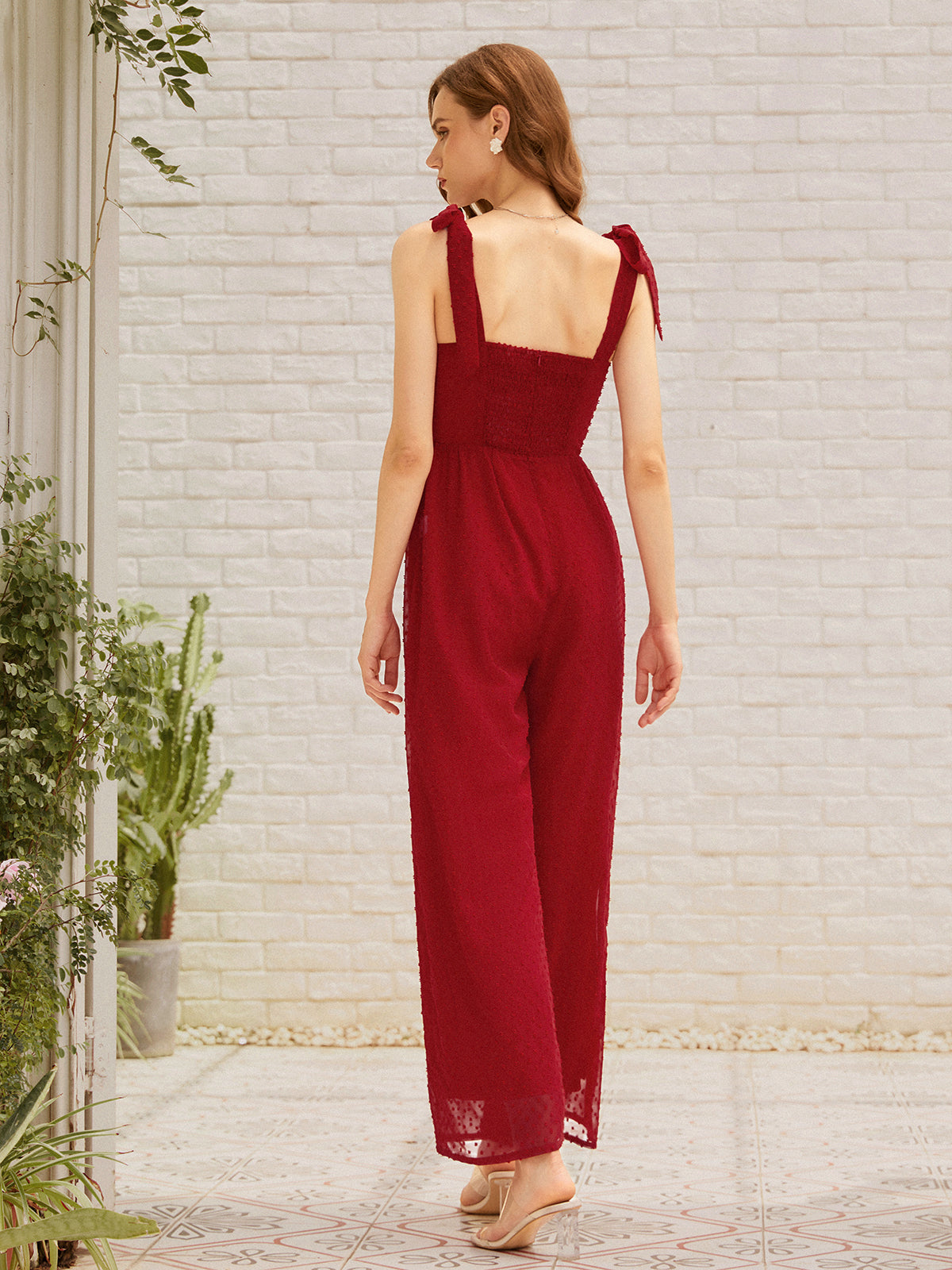 Thecomense - Lovestruck Wide Leg Jumpsuit