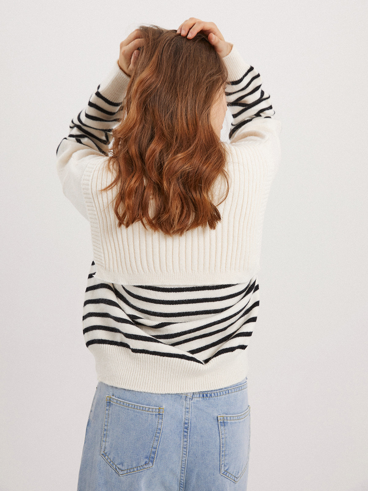 Thecomense - Madamoiselle Striped Sweater
