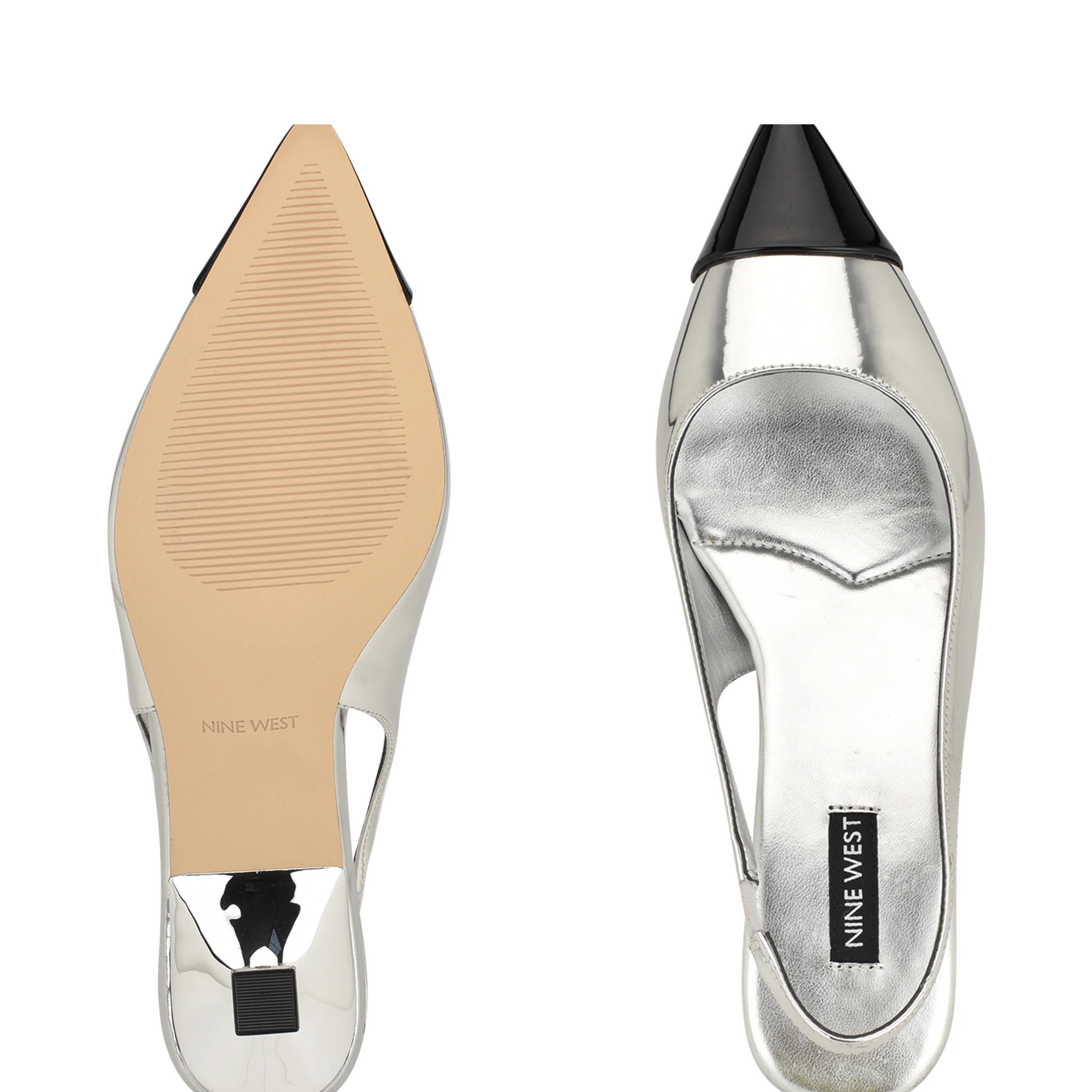Workit Pointy Cap Toe Slingbacks