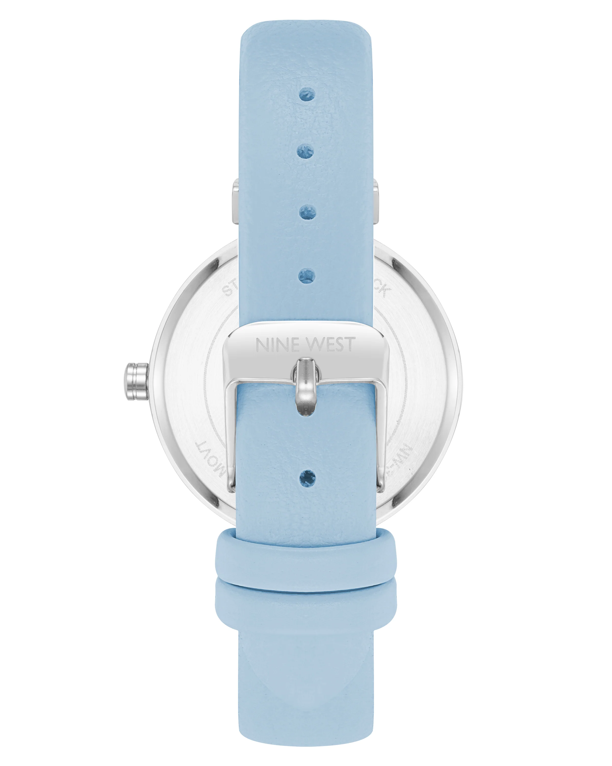 Pink Floral Dial Strap Watch