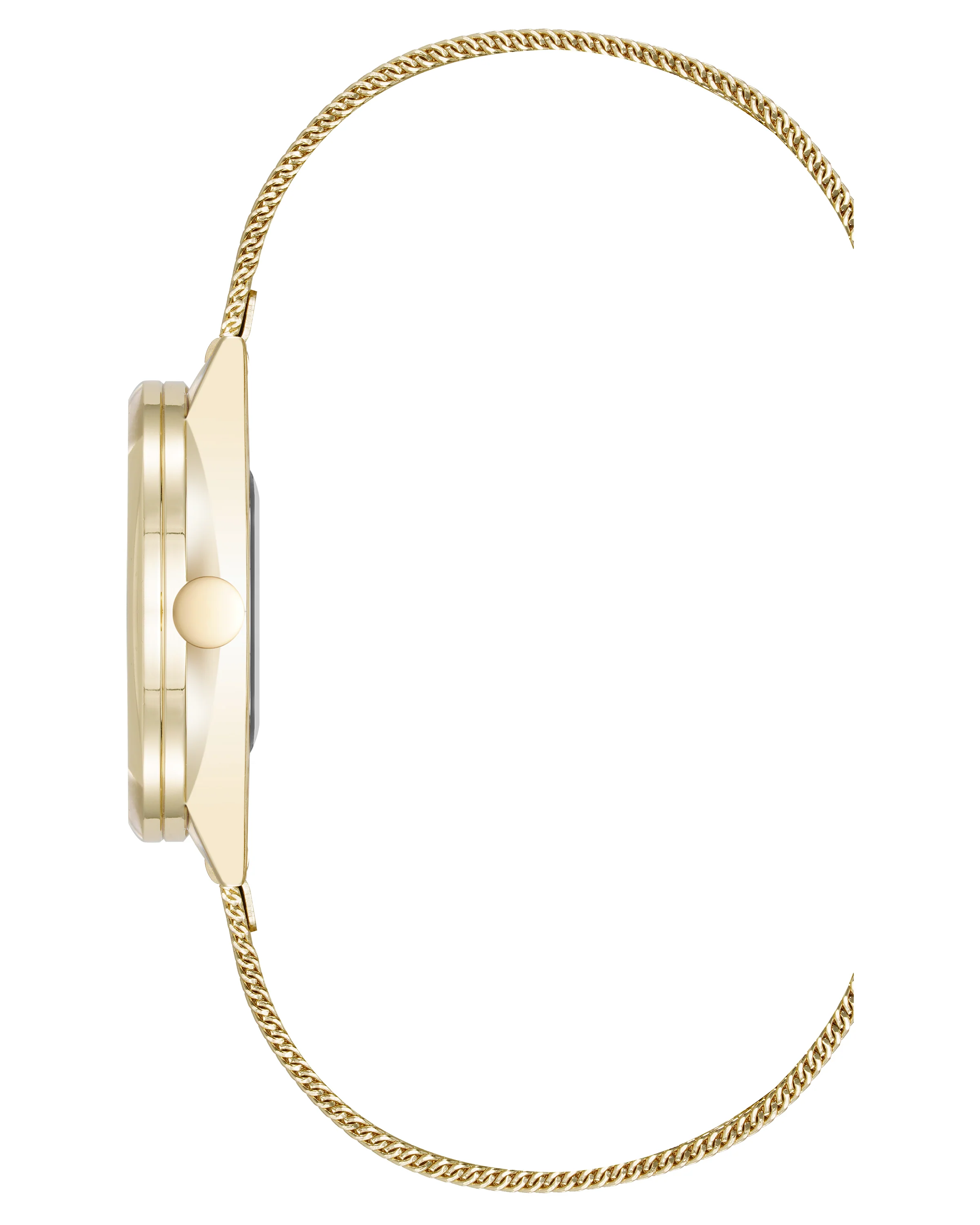 Round Case Mesh Bracelet Watch