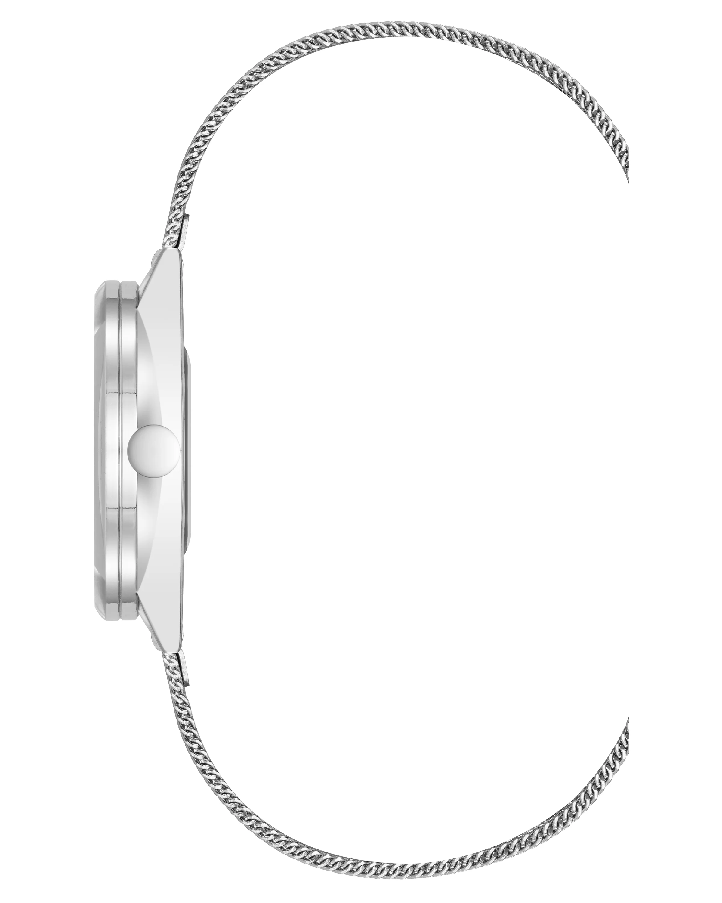 Round Case Mesh Bracelet Watch