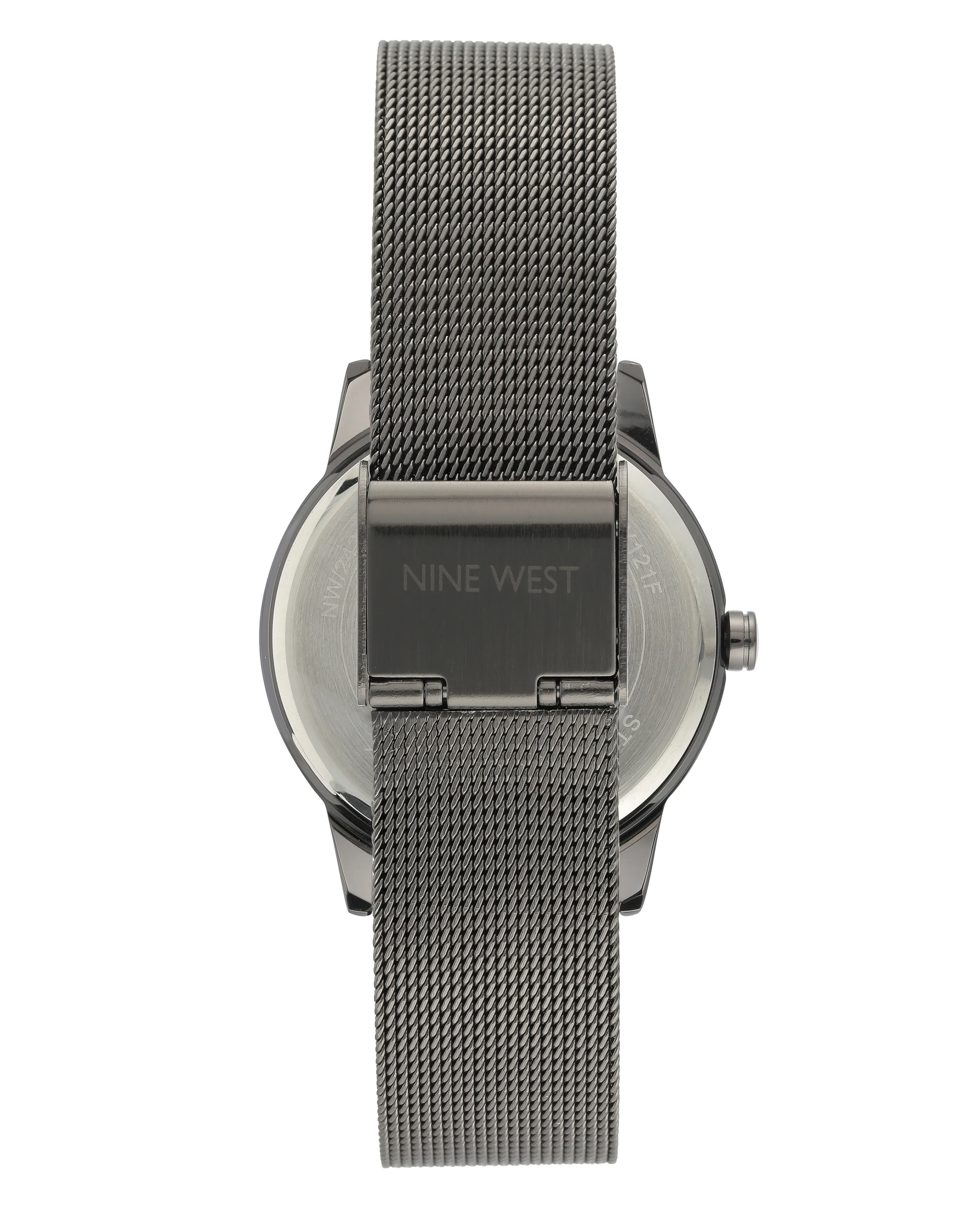 Floral Dial Mesh Bracelet Watch