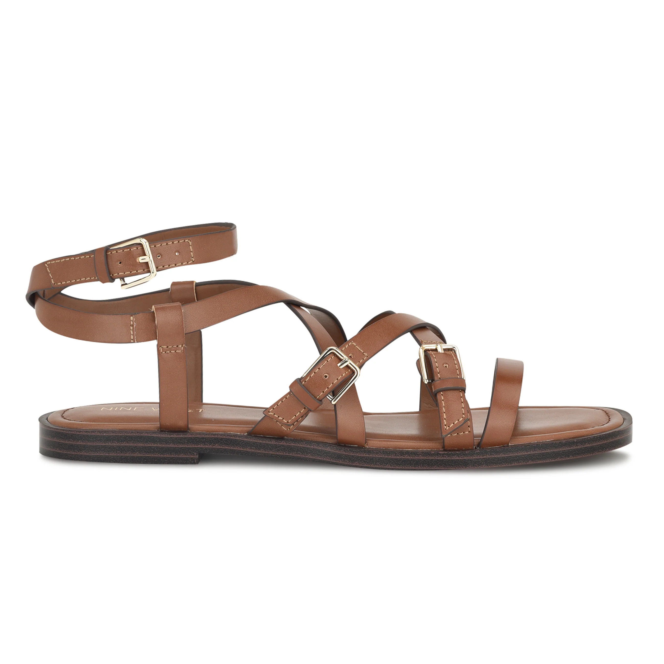 Rulen Flat Strappy Sandals