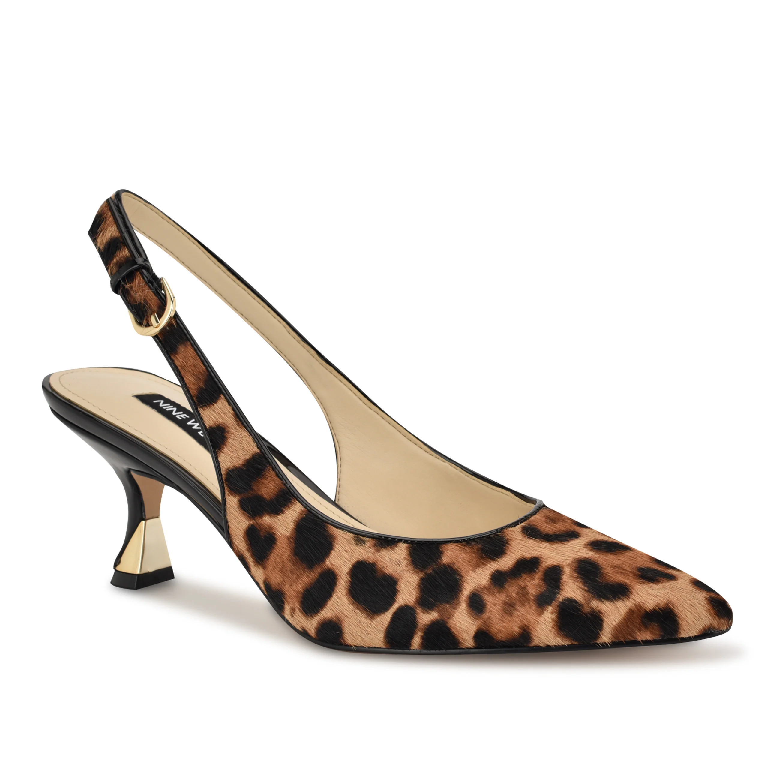 Jannit Pointy Toe Slingback Pumps